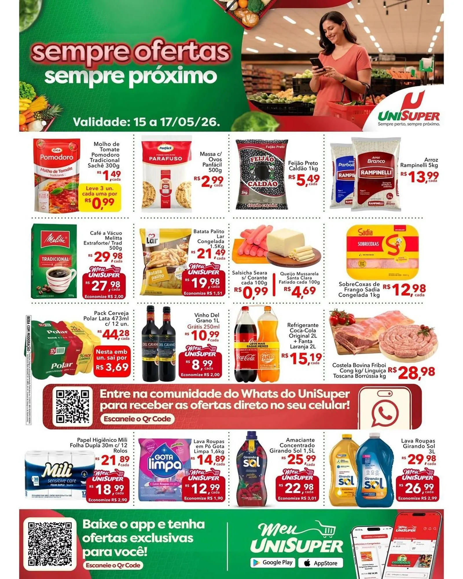 Encarte de Encarte UniSuper 15 de maio até 17 de maio 2026 - Pagina 1