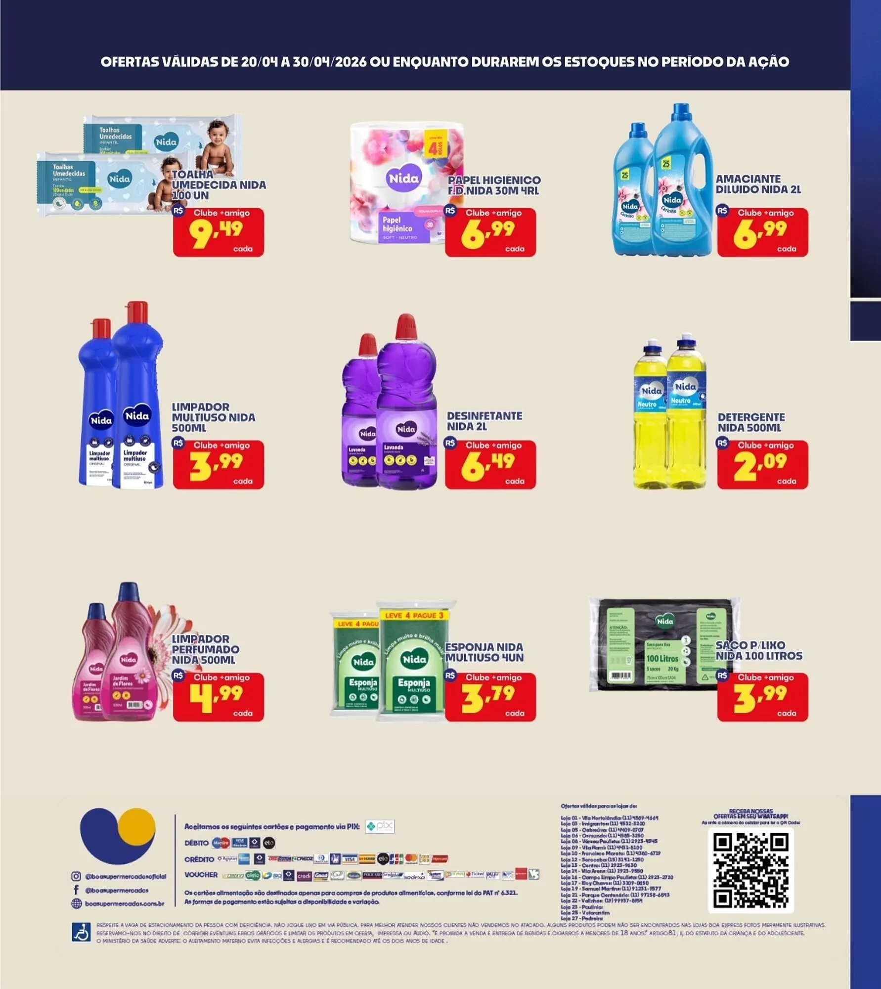 Encarte de Tabloide Boa Supermercados 20 de abril até 30 de abril 2026 - Pagina 4