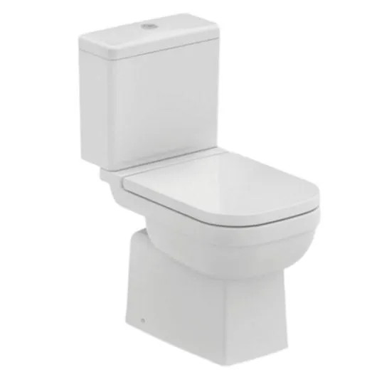 Kit Vaso Sanitário Com Caixa Acoplada E Acessórios Elite Branco Celite