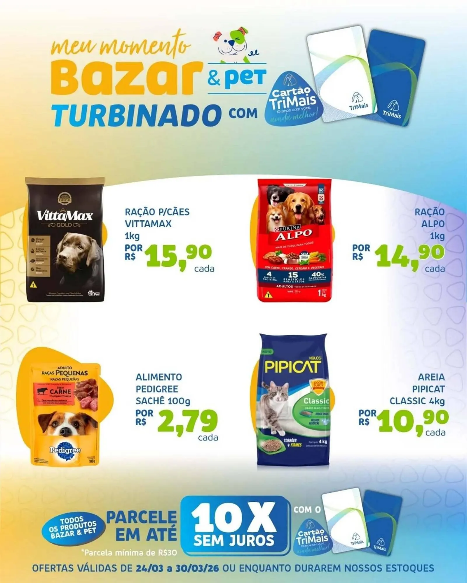 Encarte de Catálogo Trimais Supermercado 25 de março até 30 de março 2026 - Pagina 1