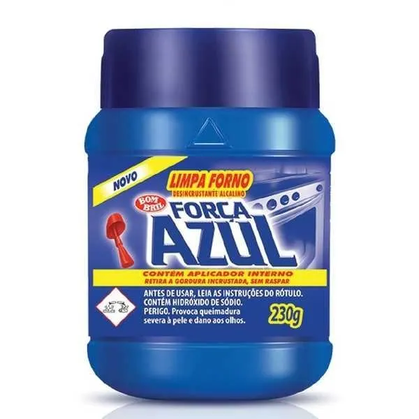 Limpa Forno com Aplicador Interno 230g 1 UN Força Azul