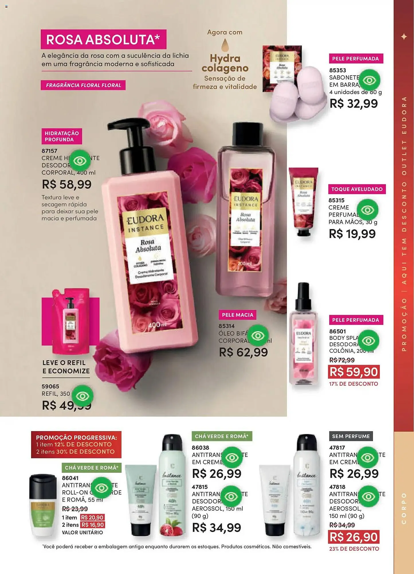 Encarte de Catálogo Eudora 8 de janeiro até 31 de janeiro 2026 - Pagina 58