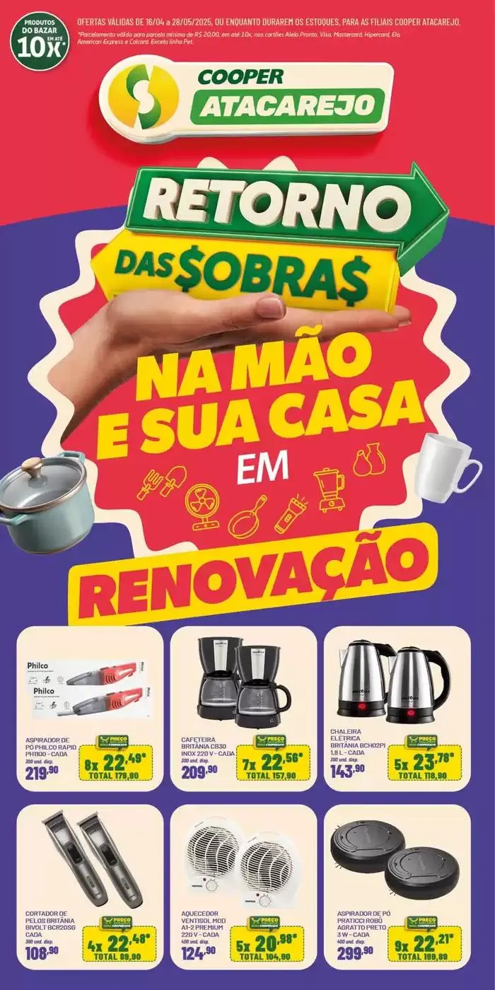 Encarte de Atacarejo retorno das sobras 16 de abril até 28 de maio 2025 - Pagina 1