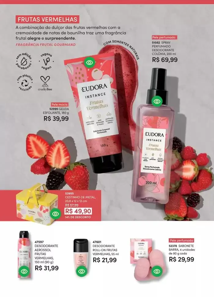 Encarte de Eudora Ciclo 05 12 de março até 12 de abril 2025 - Pagina 108