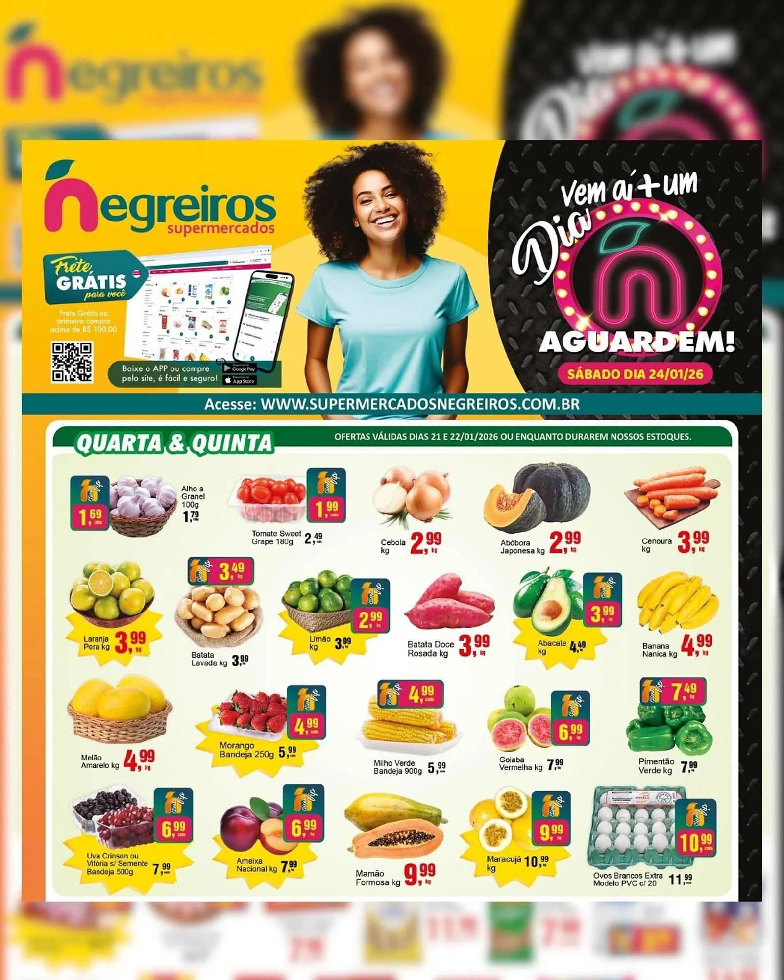 Encarte de Folheto Negreiros 21 de janeiro até 27 de janeiro 2026 - Pagina 1