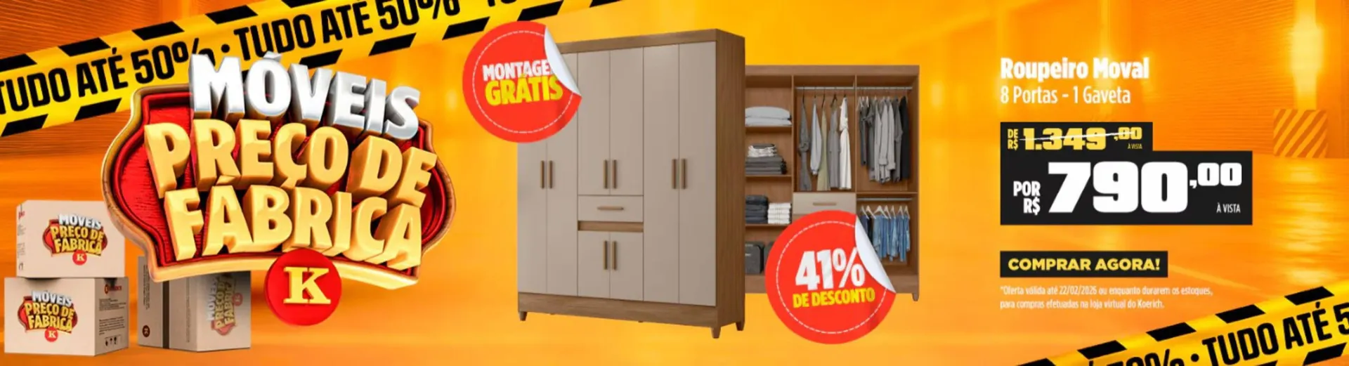 Encarte de Catálogo Lojas Koerich 16 de fevereiro até 22 de fevereiro 2026 - Pagina 1