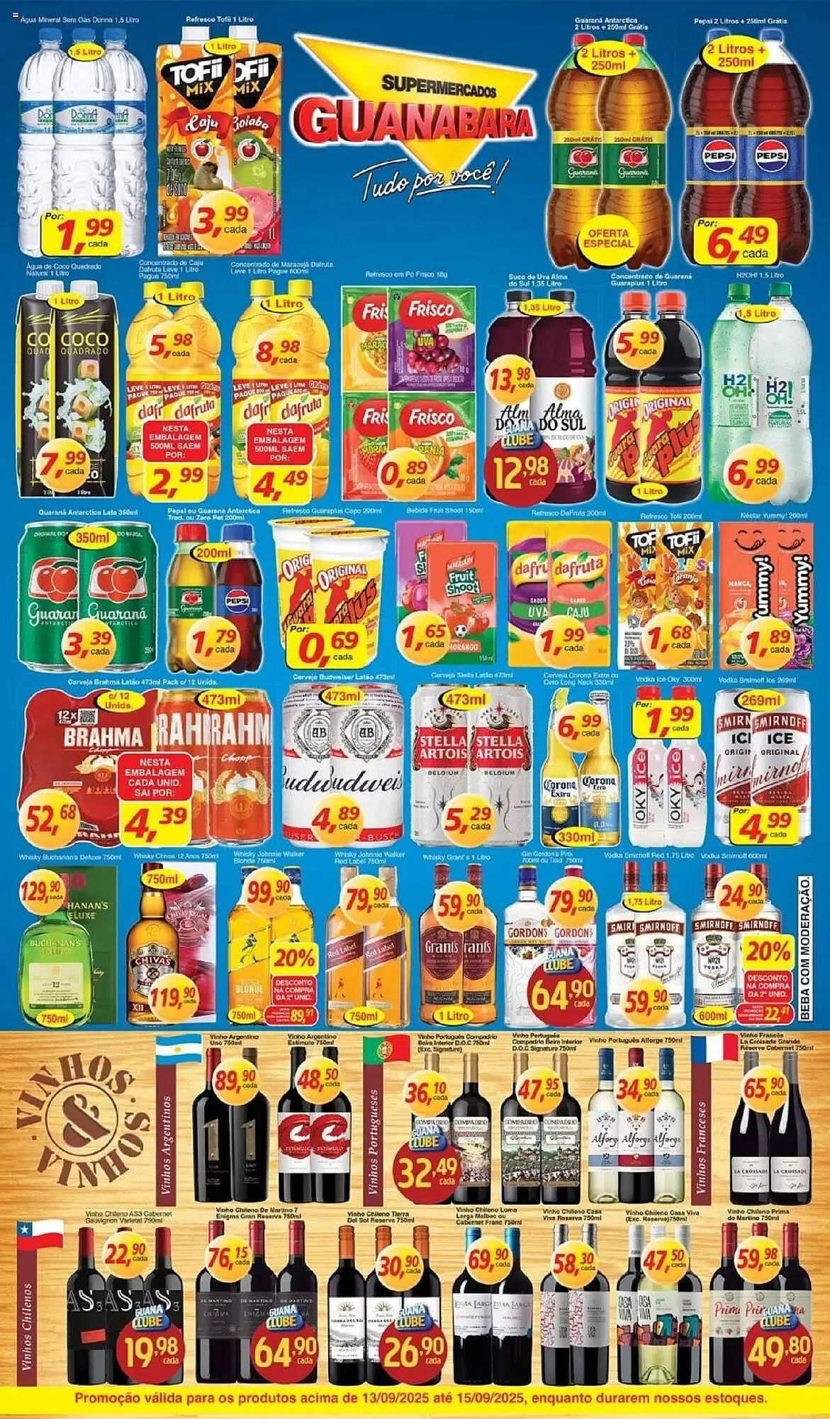 Encarte de Encarte Supermercados Guanabara 13 de setembro até 16 de setembro 2025 - Pagina 10