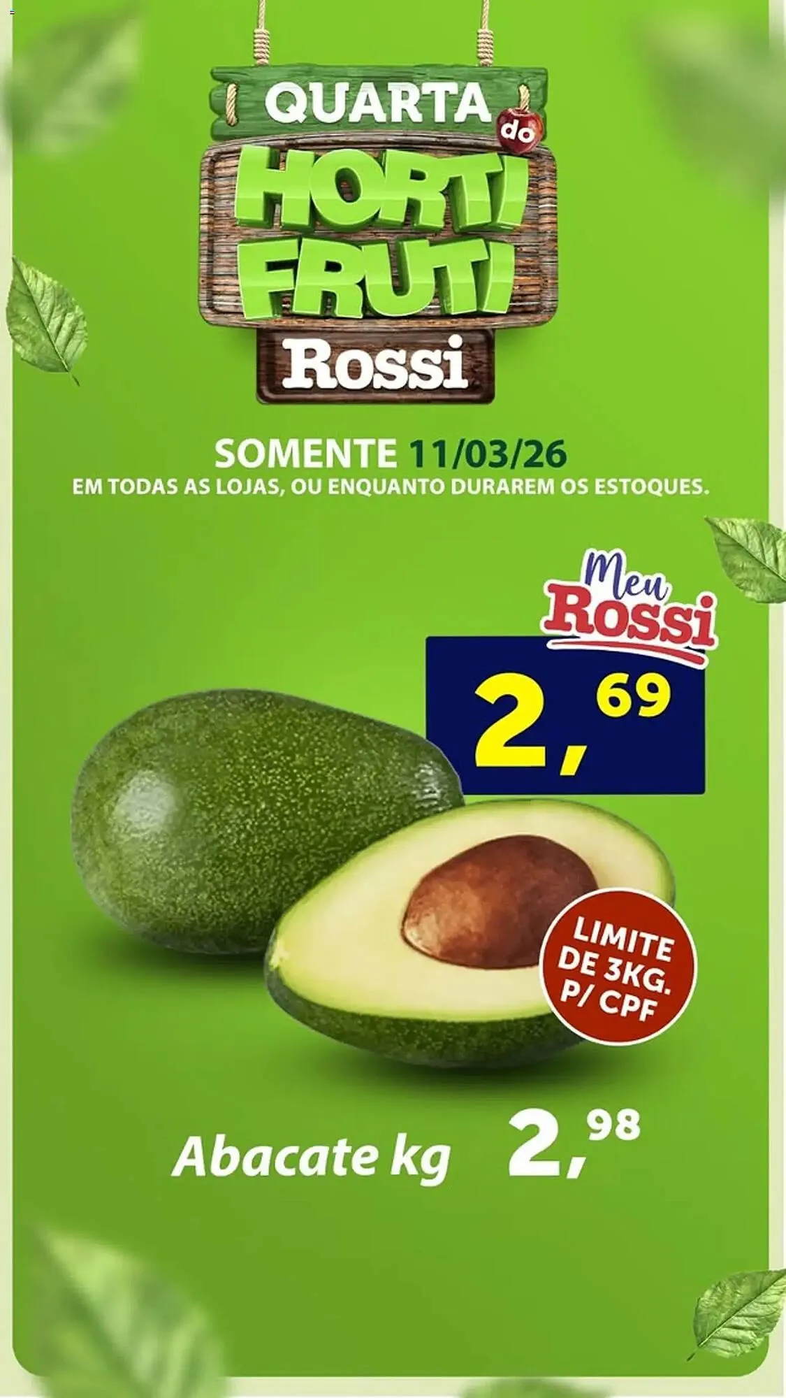 Folheto Rossi Supermercado - 1