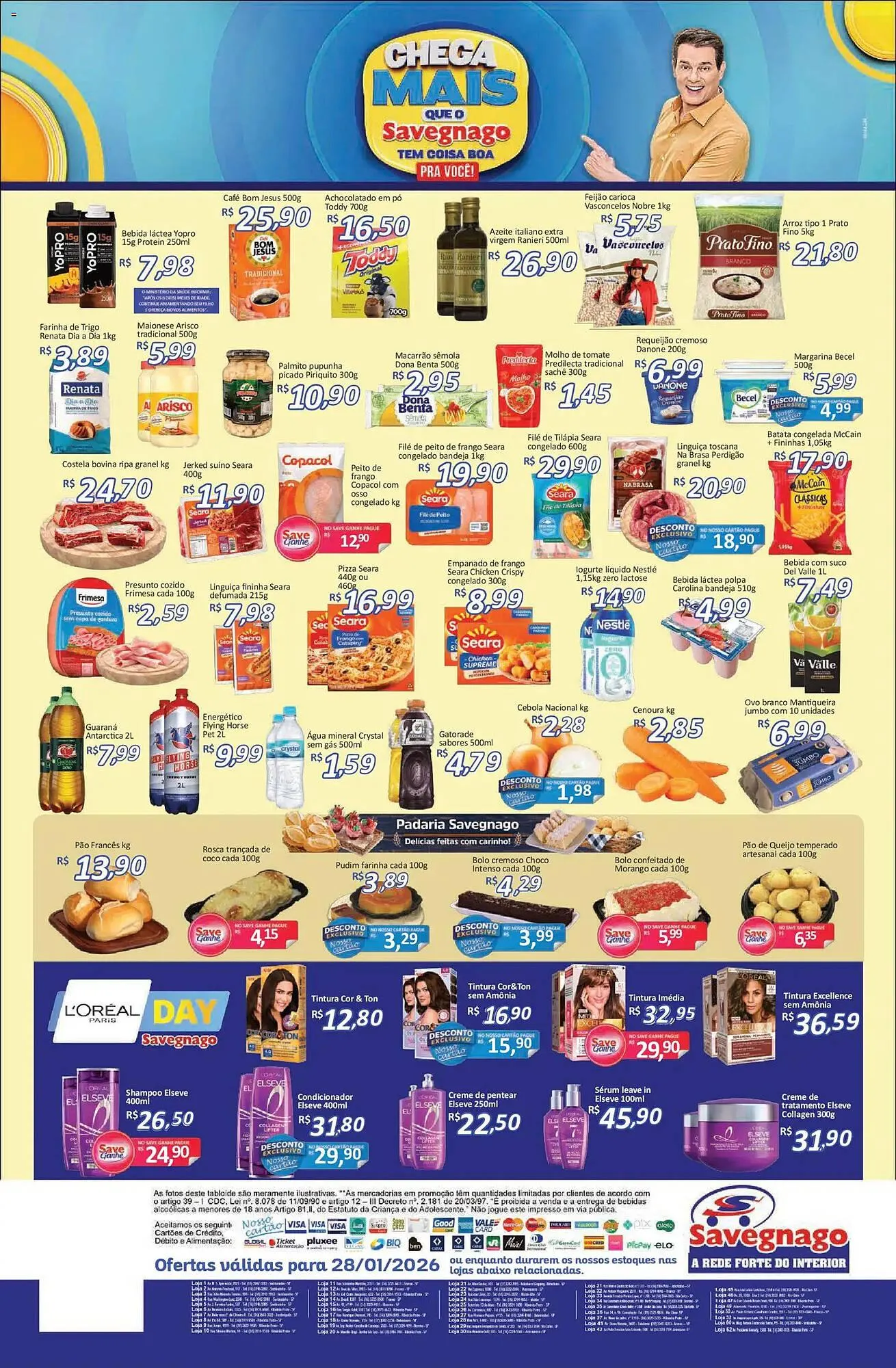Encarte de Catálogo Supermercados Savegnago 28 de janeiro até 28 de janeiro 2026 - Pagina 2