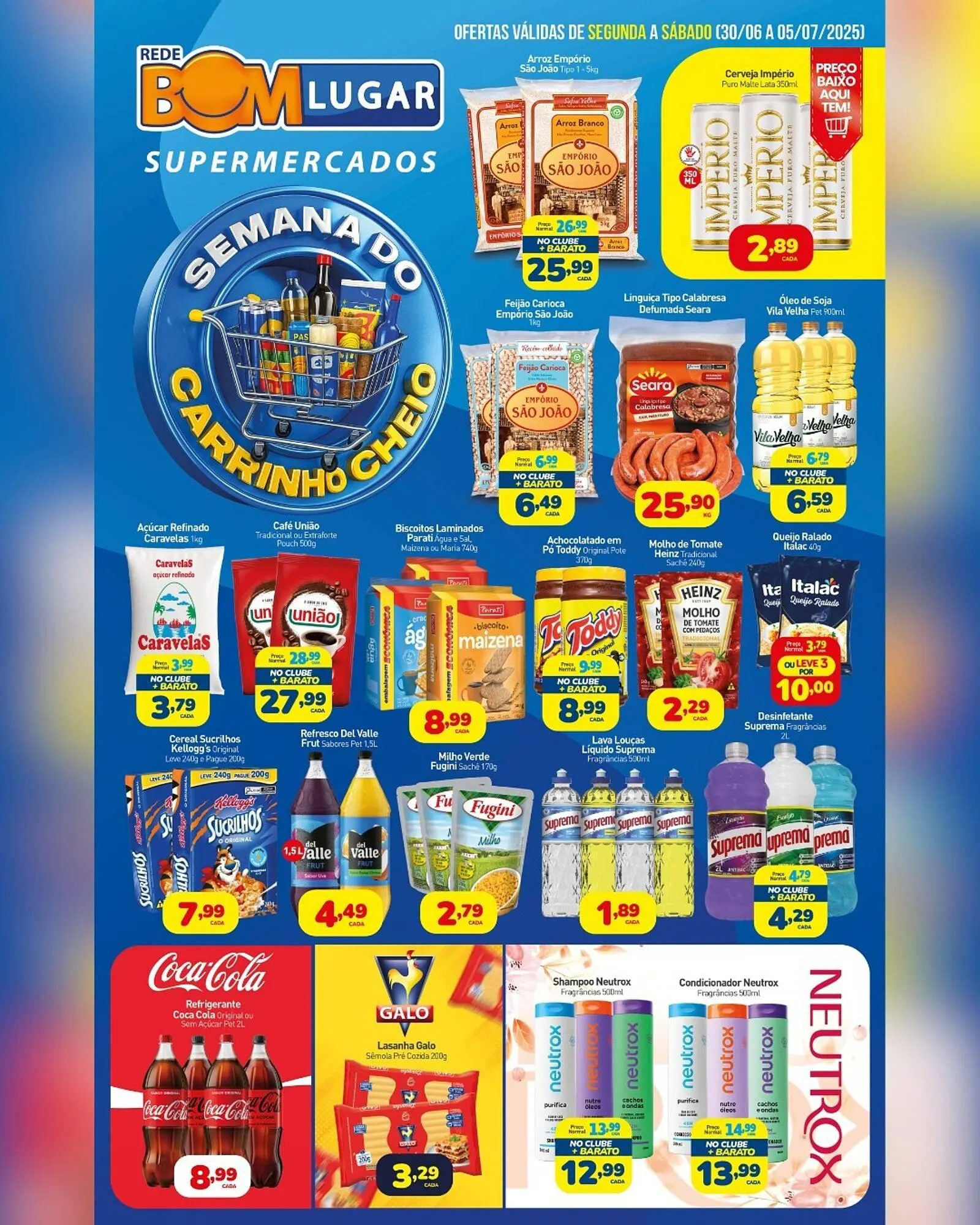 Encarte de Catálogo Rede Bom Lugar 30 de junho até 5 de julho 2025 - Pagina 1