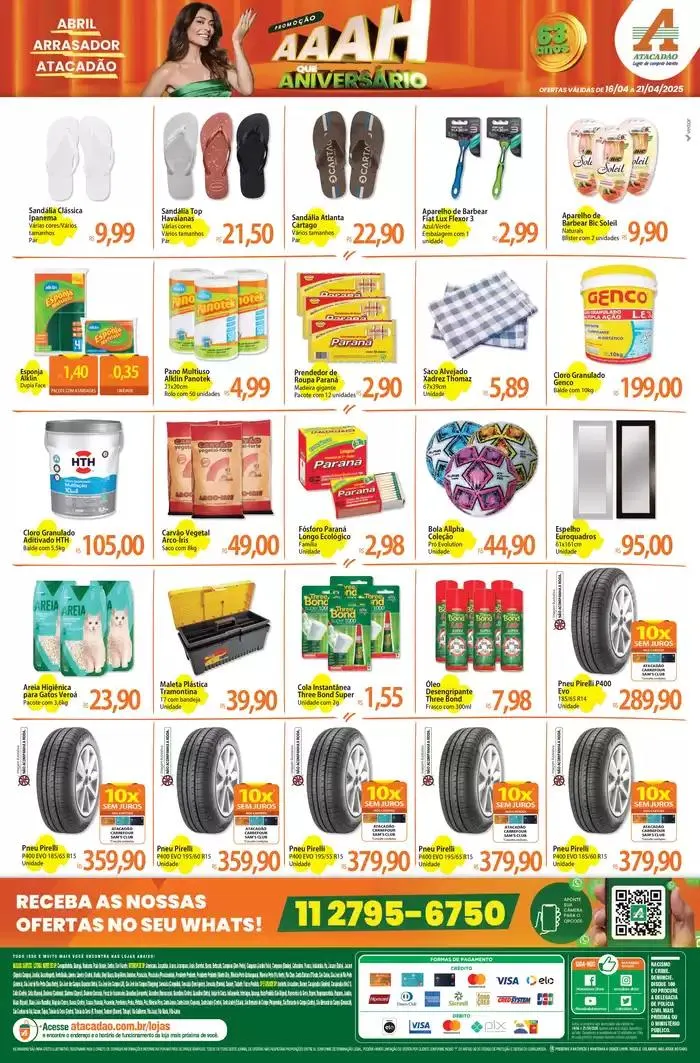 Encarte de Atacadão - Bazar 16 de abril até 21 de abril 2025 - Pagina 2