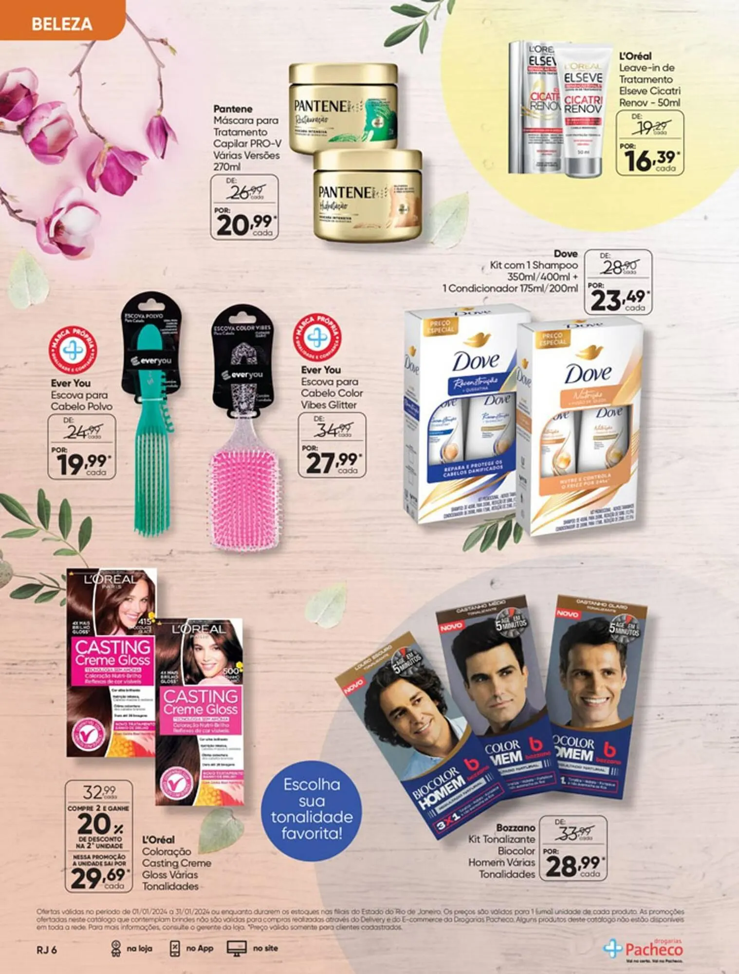 Encarte de Catálogo Drogarias Pacheco 3 de janeiro até 31 de janeiro 2024 - Pagina 6