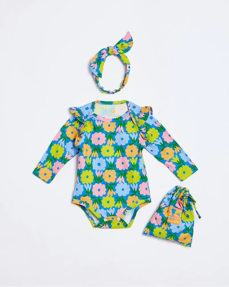 Kit Body e Faixa Bebe Malha Guapa Ml