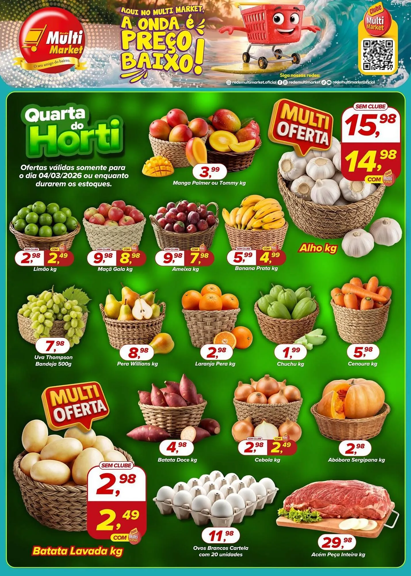 Encarte de Encarte Rede Multi Market 4 de março até 4 de março 2026 - Pagina 1