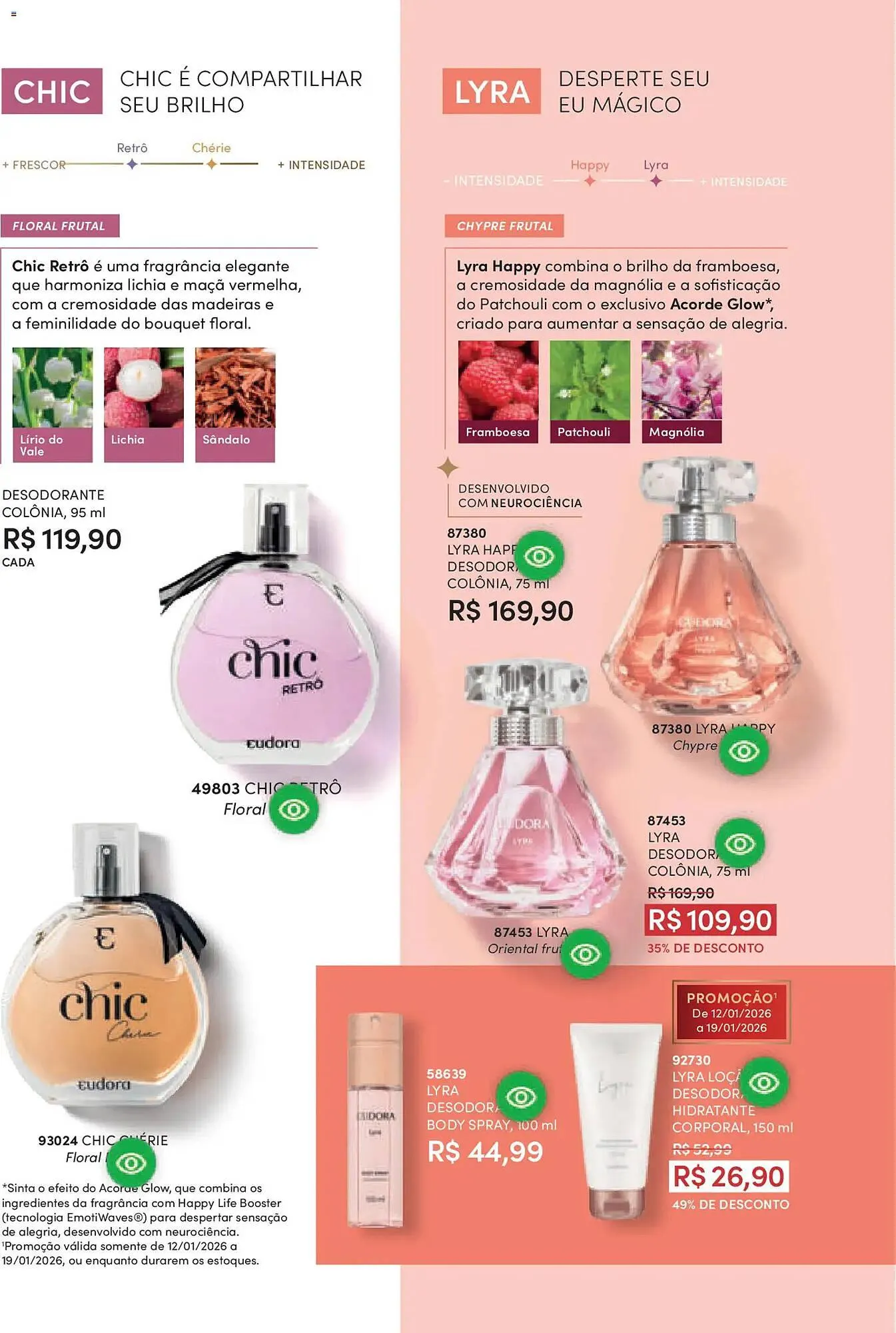 Encarte de Catálogo Eudora 8 de janeiro até 31 de janeiro 2026 - Pagina 113