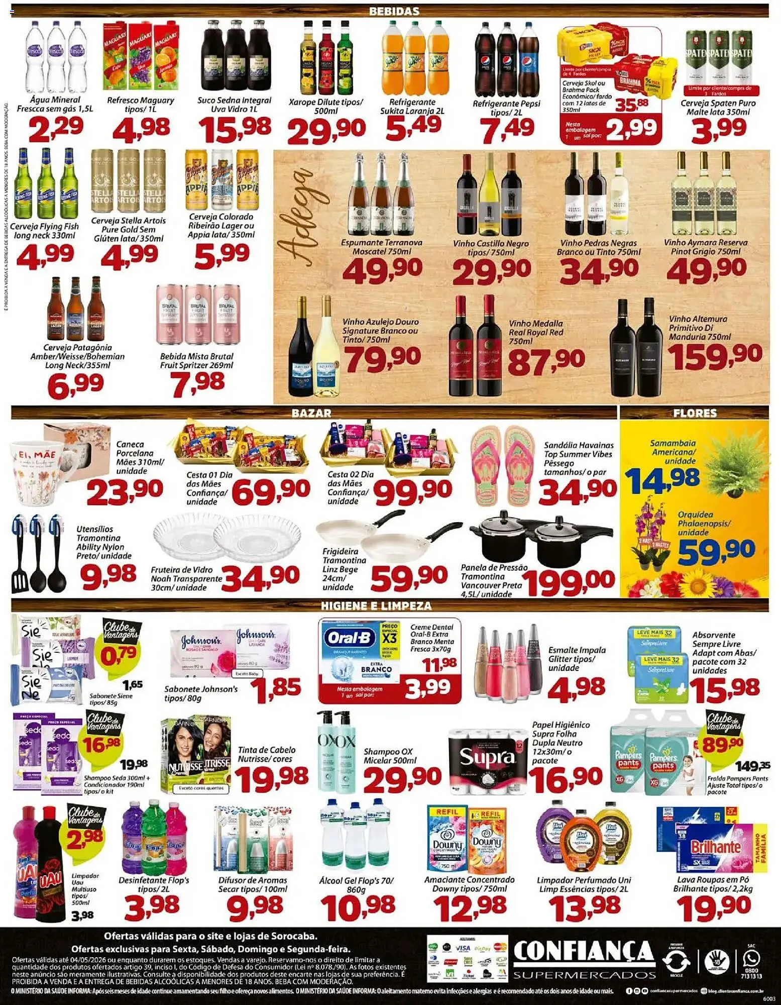 Encarte de Catálogo Confiança Supermercados 1 de maio até 4 de maio 2026 - Pagina 4