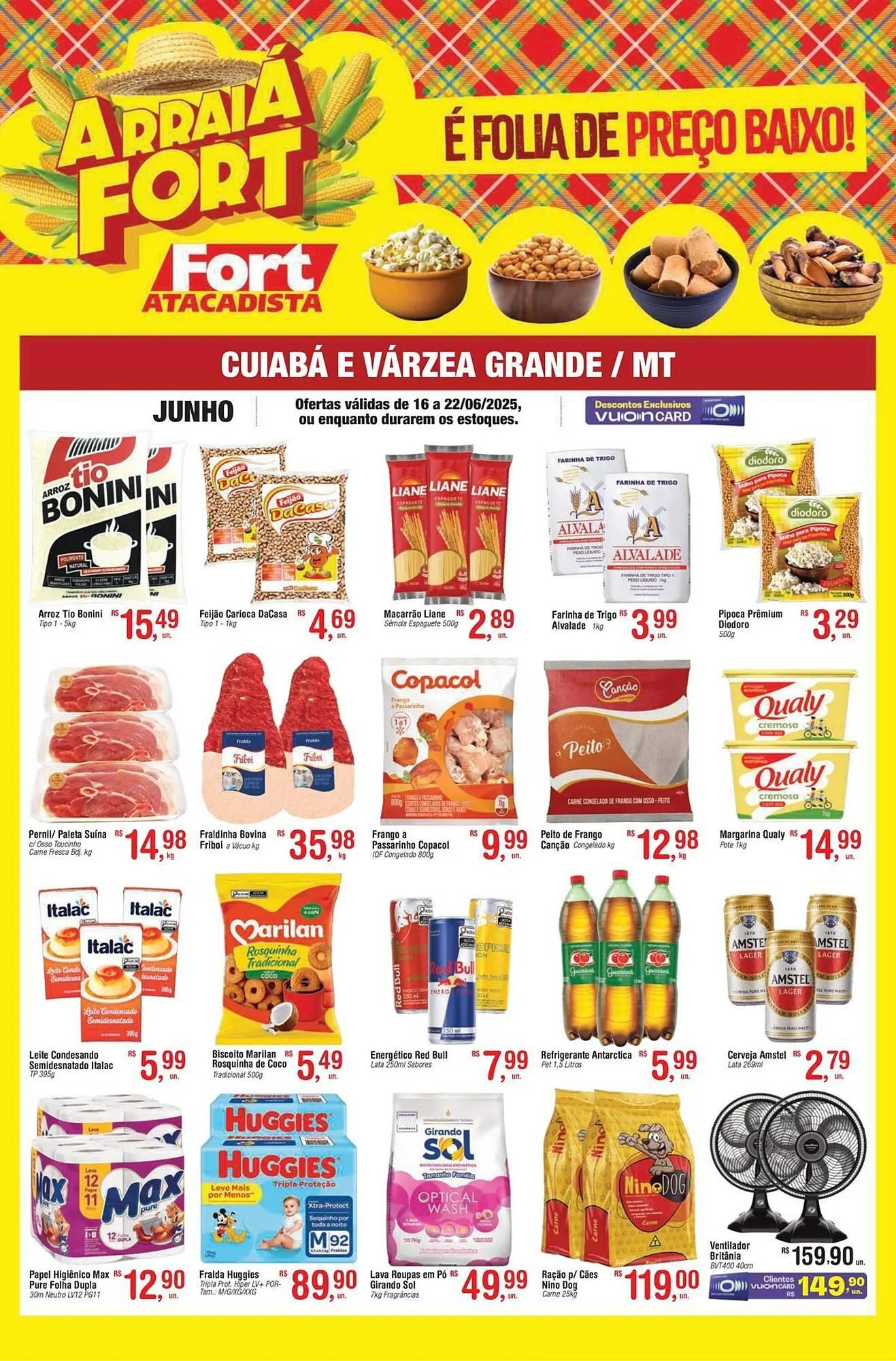 Encarte de Catálogo Fort Atacadista 16 de junho até 22 de junho 2025 - Pagina 1