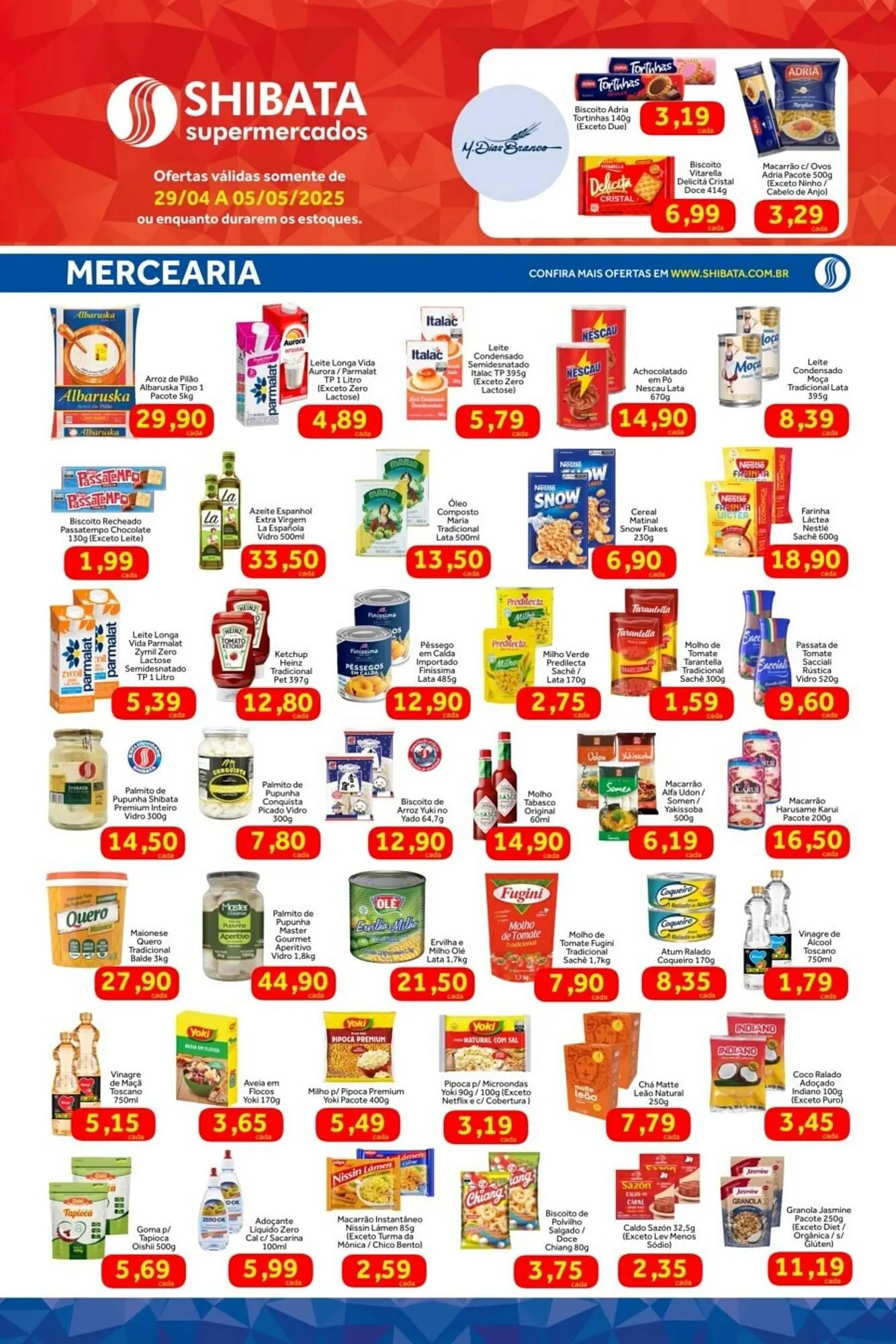 Encarte de Catálogo Shibata Supermercados 28 de abril até 5 de maio 2025 - Pagina 2
