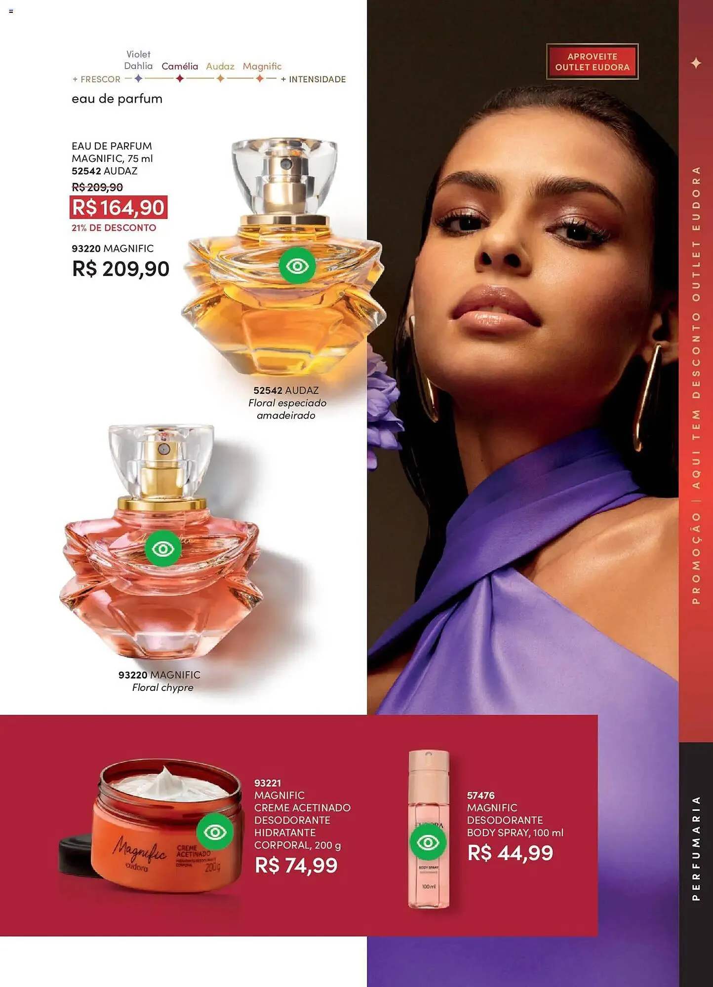 Encarte de Catálogo Eudora 17 de dezembro até 9 de janeiro 2026 - Pagina 66