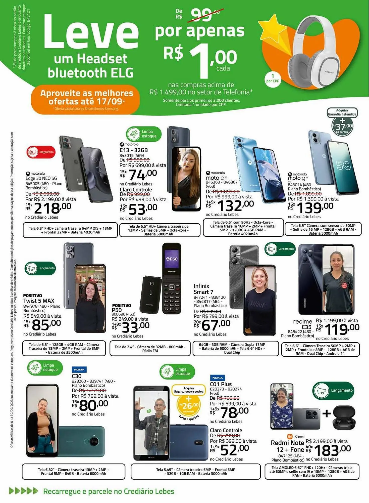 Encarte de Catálogo Lojas Lebes 1 de setembro até 30 de setembro 2023 - Pagina 4