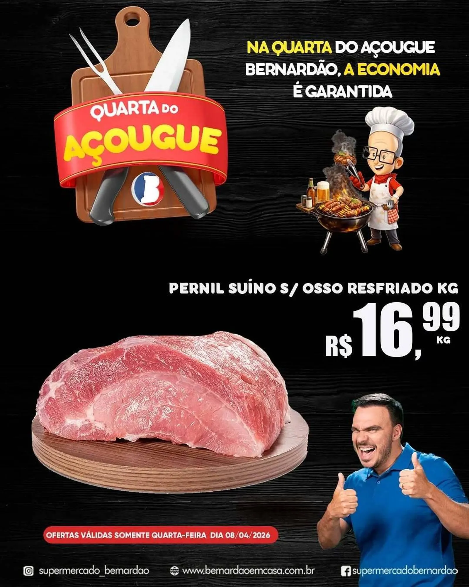 Encarte de Catálogo Supermercado Bernardão 8 de abril até 8 de abril 2026 - Pagina 2