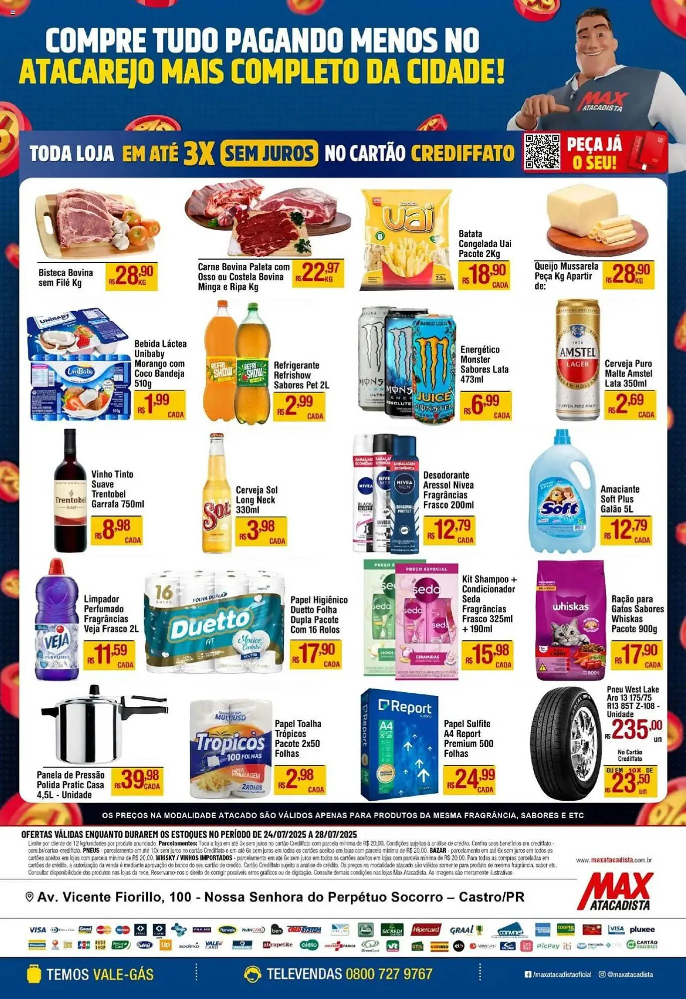 Encarte de Catálogo Max Atacadista 24 de julho até 28 de julho 2025 - Pagina 2