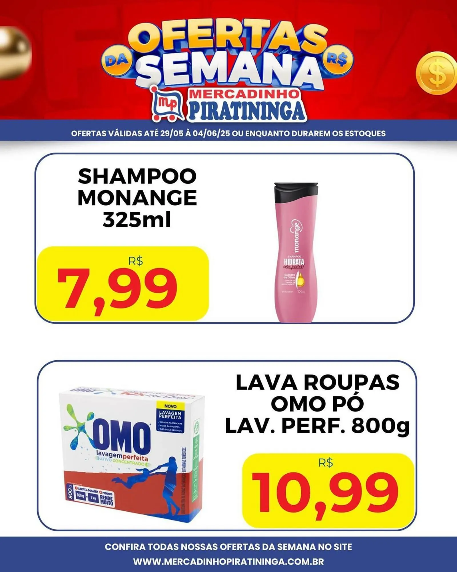 Encarte de Catálogo Mercadinho Piratininga 29 de maio até 4 de junho 2025 - Pagina 2