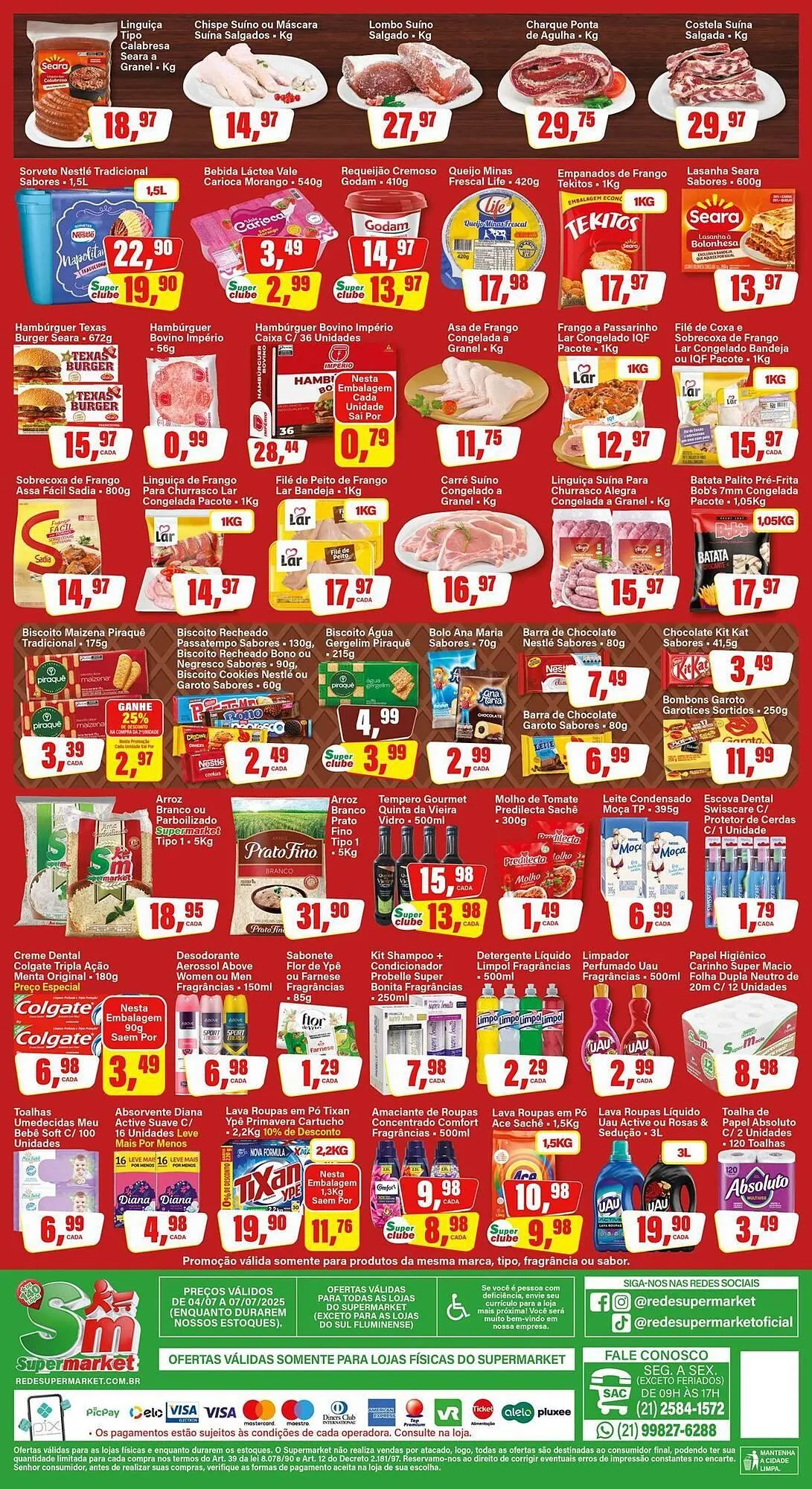 Encarte de Catálogo Rede Supermarket 4 de julho até 7 de julho 2025 - Pagina 2