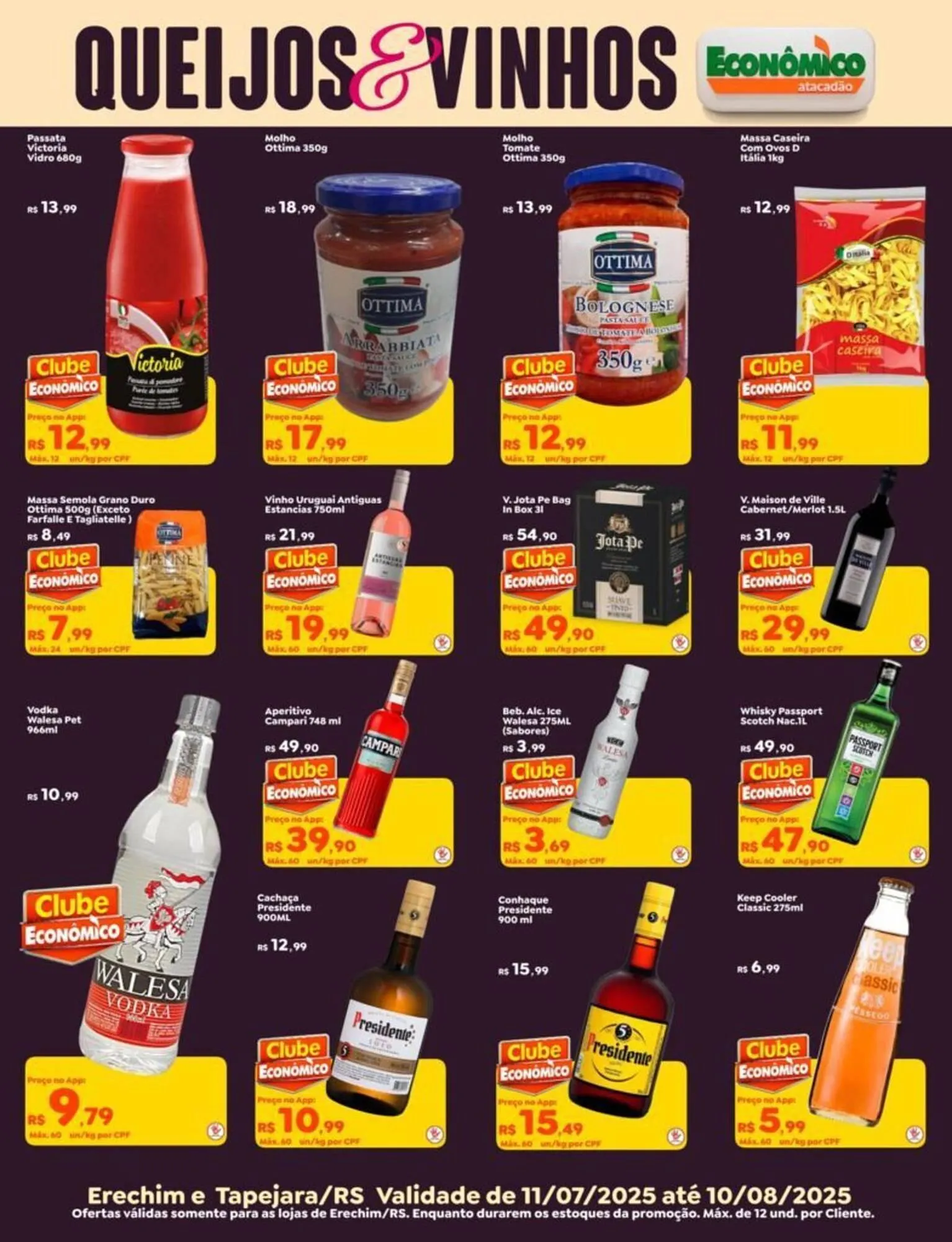 Encarte de Catálogo Econômico Atacadão 11 de julho até 10 de agosto 2025 - Pagina 3