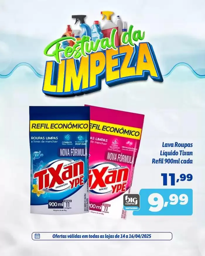 Encarte de Melhores ofertas e descontos 14 de abril até 16 de abril 2025 - Pagina 1