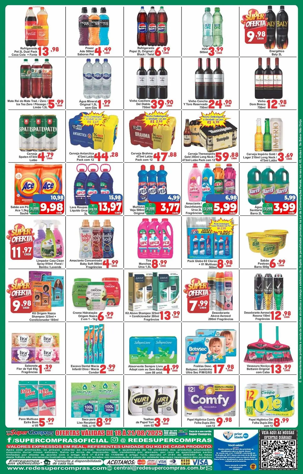 Encarte de Catálogo Rede Super Compras 18 de agosto até 21 de agosto 2025 - Pagina 4