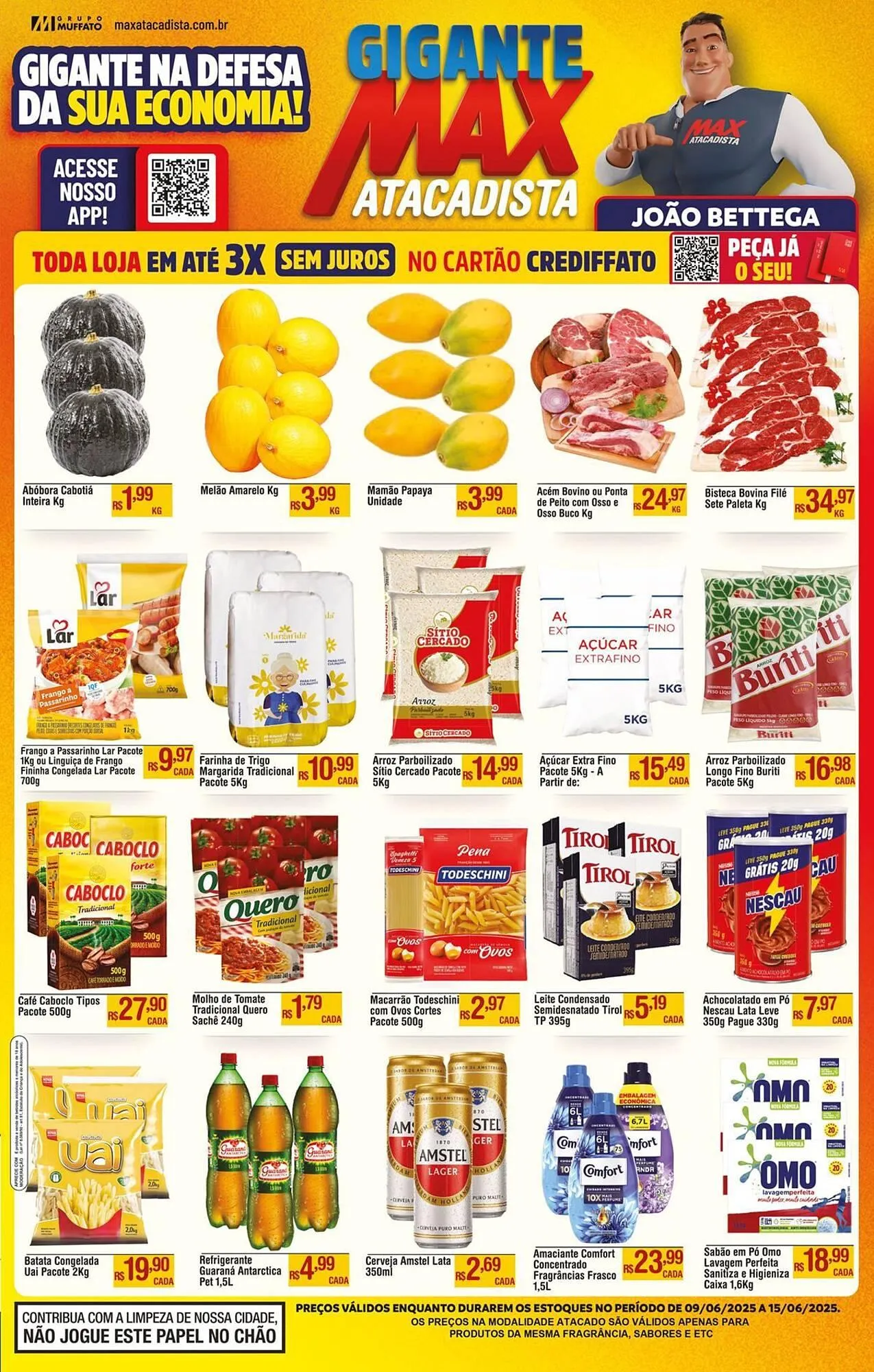 Encarte de Catálogo Max Atacadista 9 de junho até 15 de junho 2025 - Pagina 1