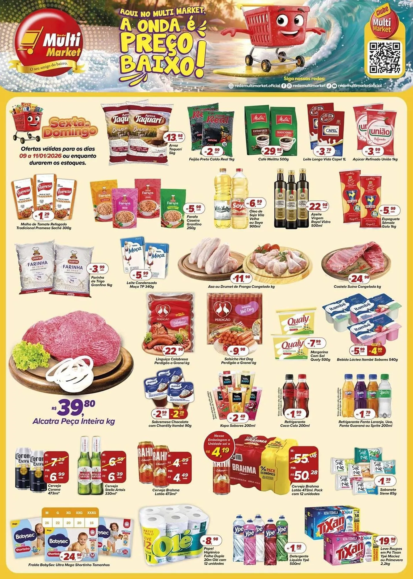 Encarte de Encarte Rede Multi Market 9 de janeiro até 11 de janeiro 2026 - Pagina 1