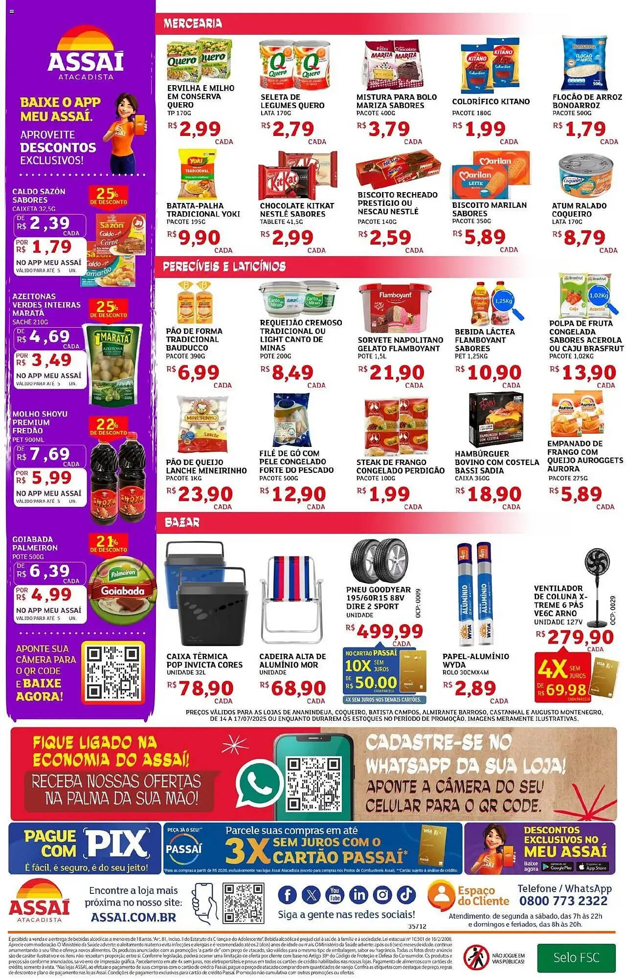 Encarte de Catálogo Assaí Atacadista 14 de julho até 17 de julho 2025 - Pagina 2