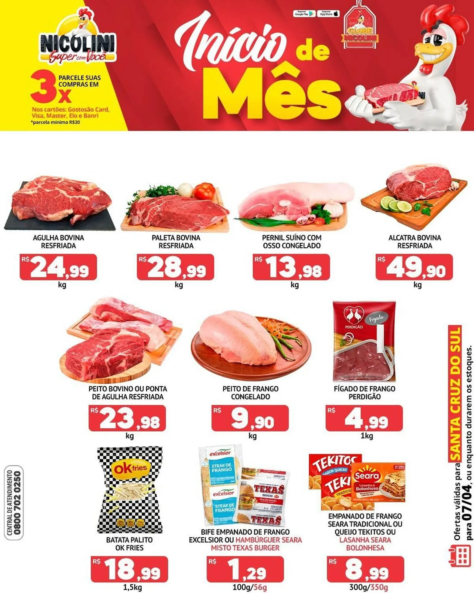 Encarte de Catálogo Super Nicolini 7 de abril até 7 de abril 2026 - Pagina 1