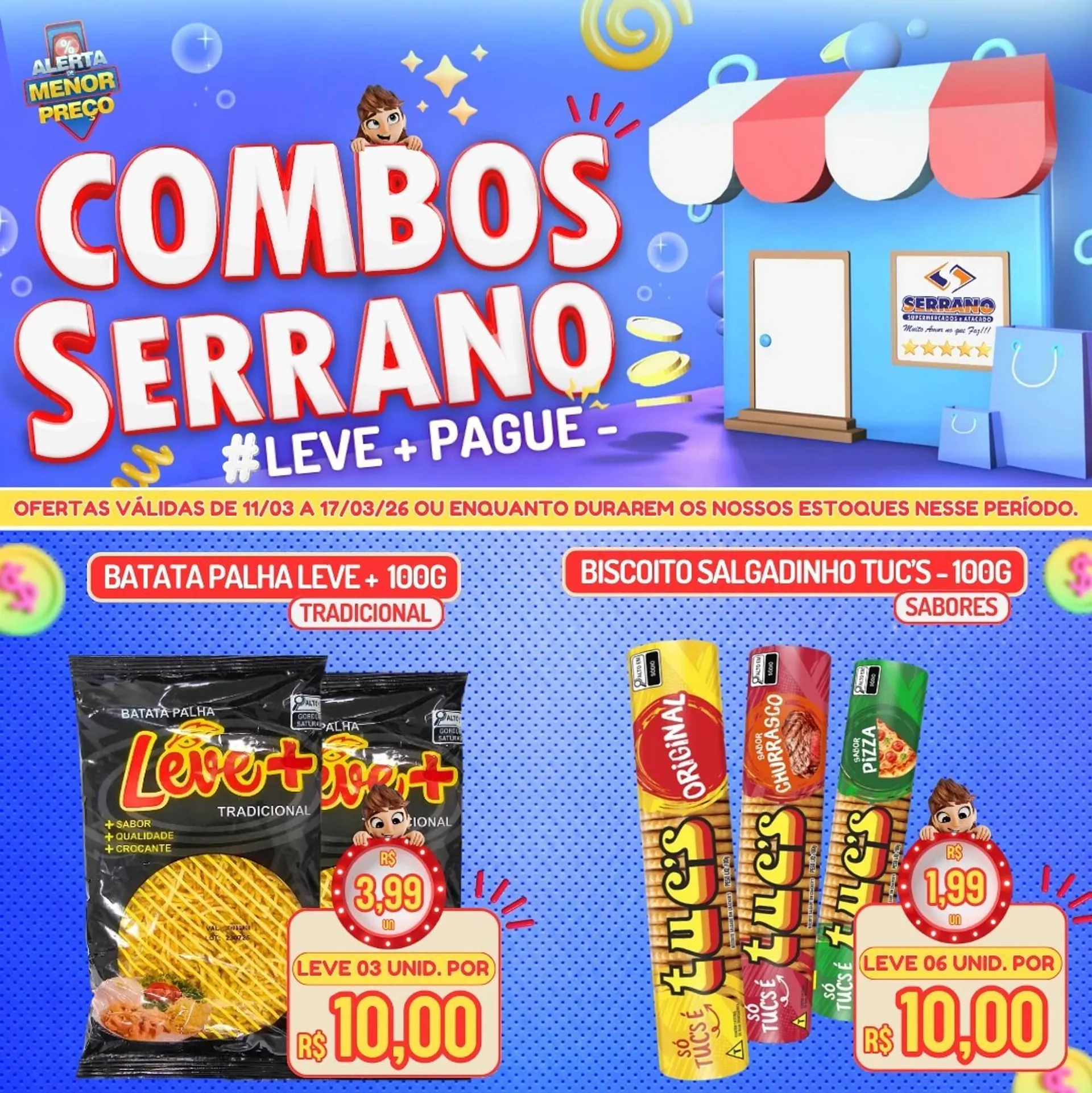 Encarte de Catálogo Serrano Supermercado 11 de março até 17 de março 2026 - Pagina 4