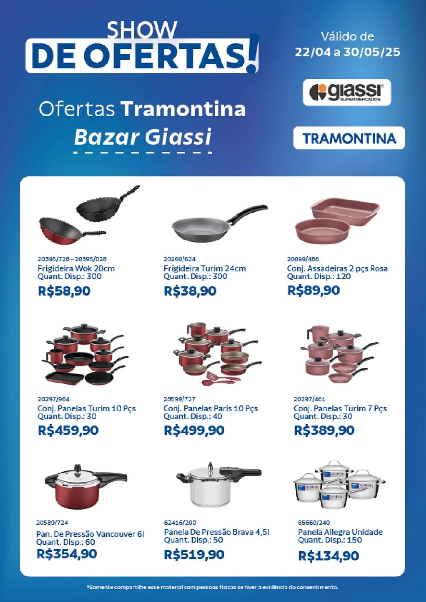 Encarte de Catálogo Giassi Supermercados 2 de maio até 30 de maio 2025 - Pagina 1