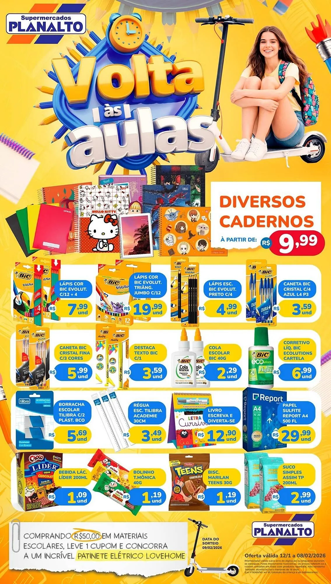 Encarte de Catálogo Supermercados Planalto 3 de fevereiro até 8 de fevereiro 2026 - Pagina 1