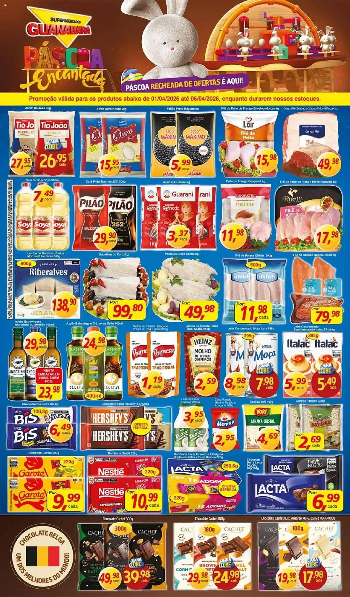 Encarte de Encarte Supermercados Guanabara 1 de abril até 6 de abril 2026 - Pagina 1