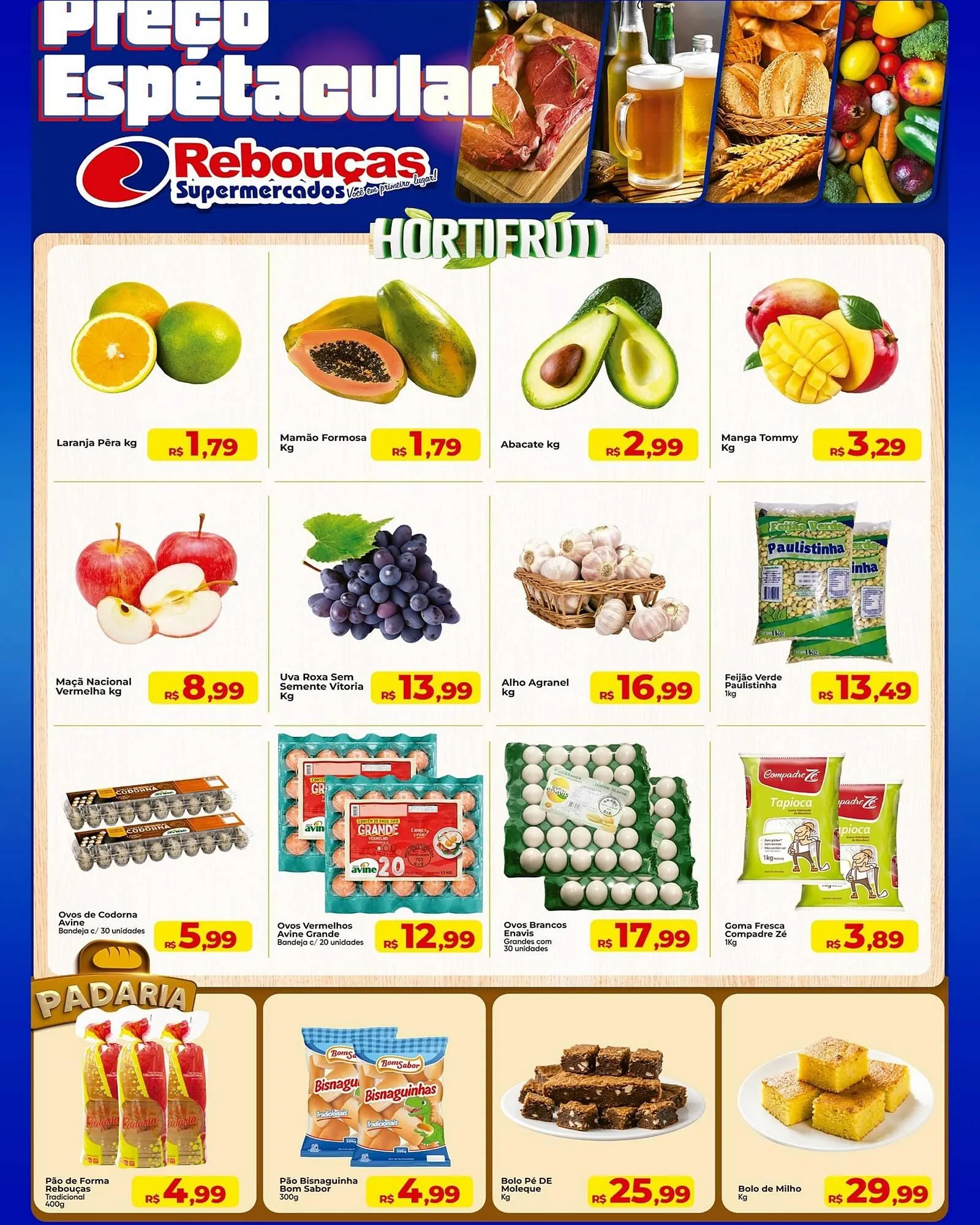 Encarte de Catálogo Rebouças Supermercados 16 de abril até 19 de abril 2026 - Pagina 2