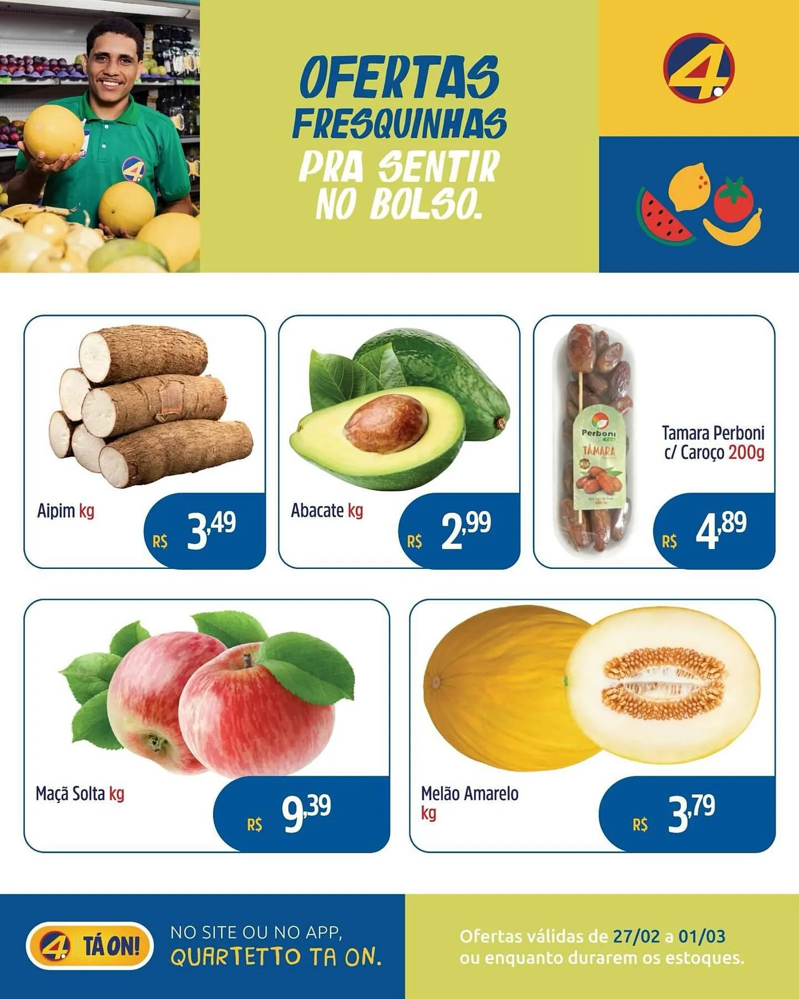 Encarte de Catálogo Quartetto Supermercados 27 de fevereiro até 1 de março 2026 - Pagina 2