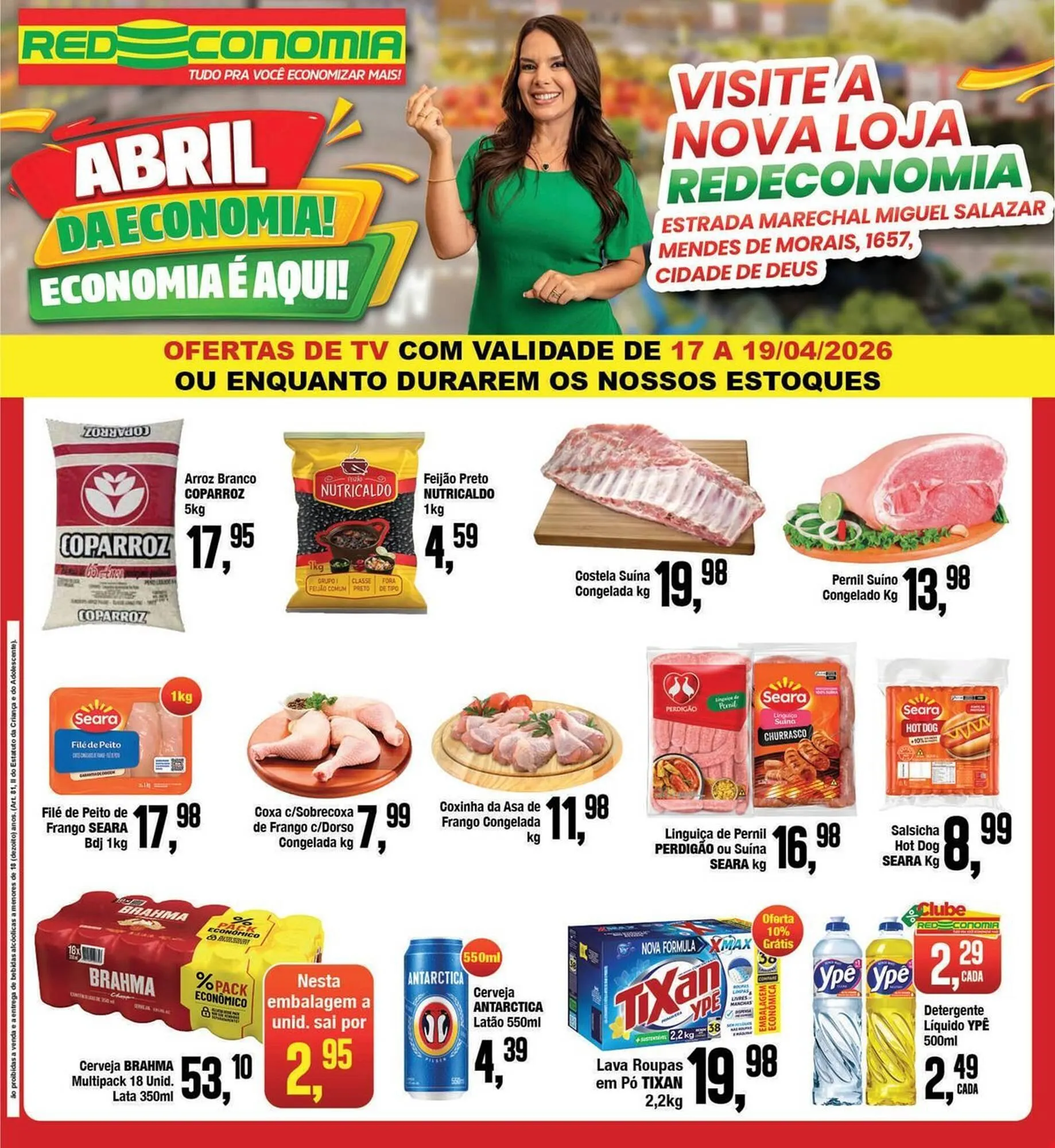 Encarte de Encarte Rede Economia 17 de abril até 19 de abril 2026 - Pagina 1