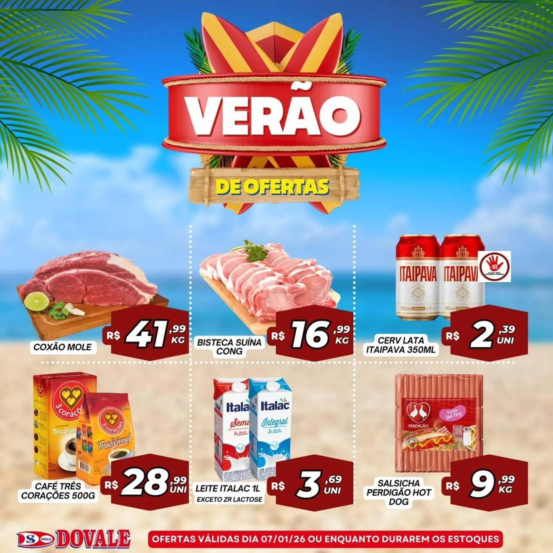 Encarte de Folheto Dovale 7 de janeiro até 7 de janeiro 2026 - Pagina 1