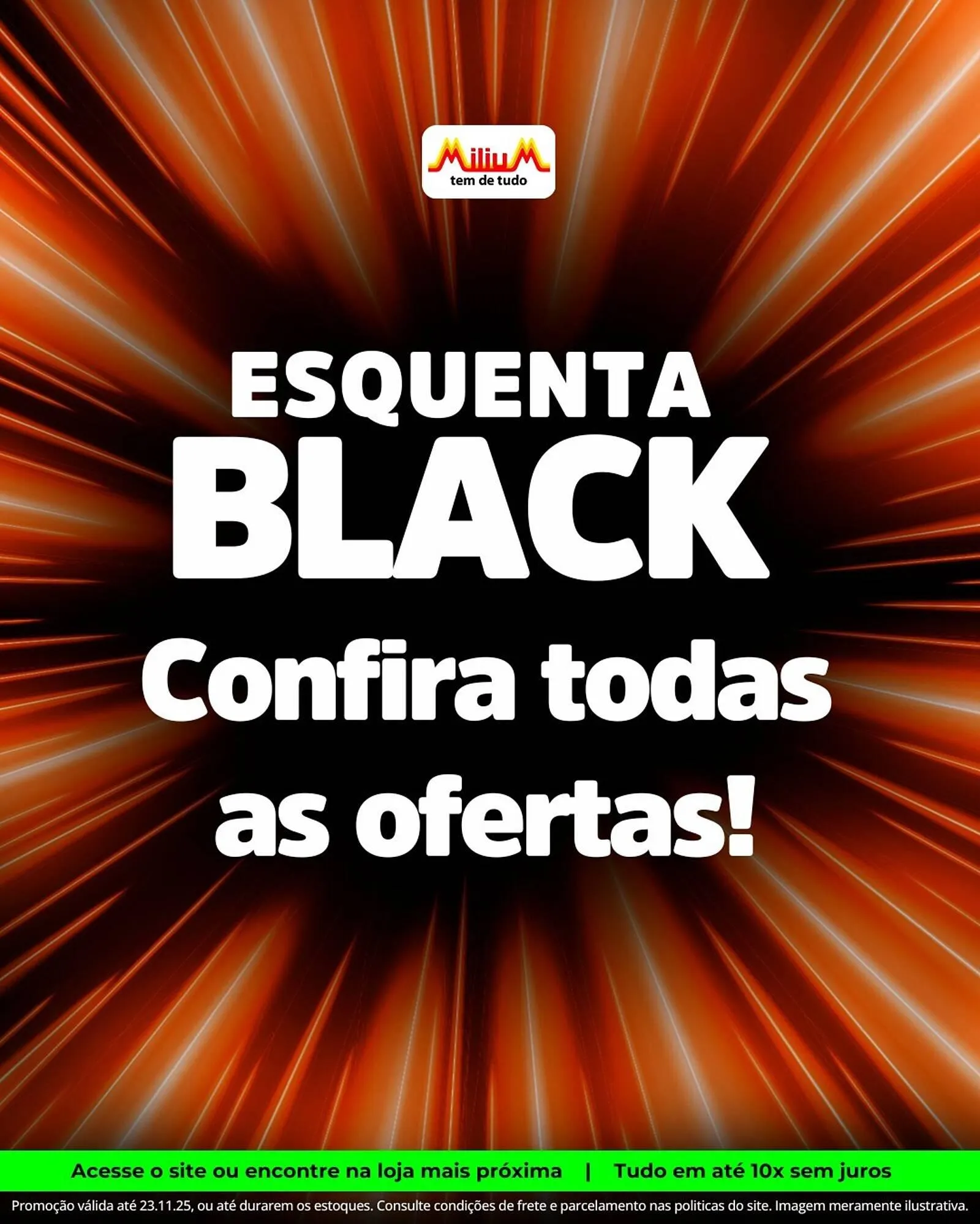 Encarte de Catálogo Milium 20 de novembro até 23 de novembro 2025 - Pagina 1