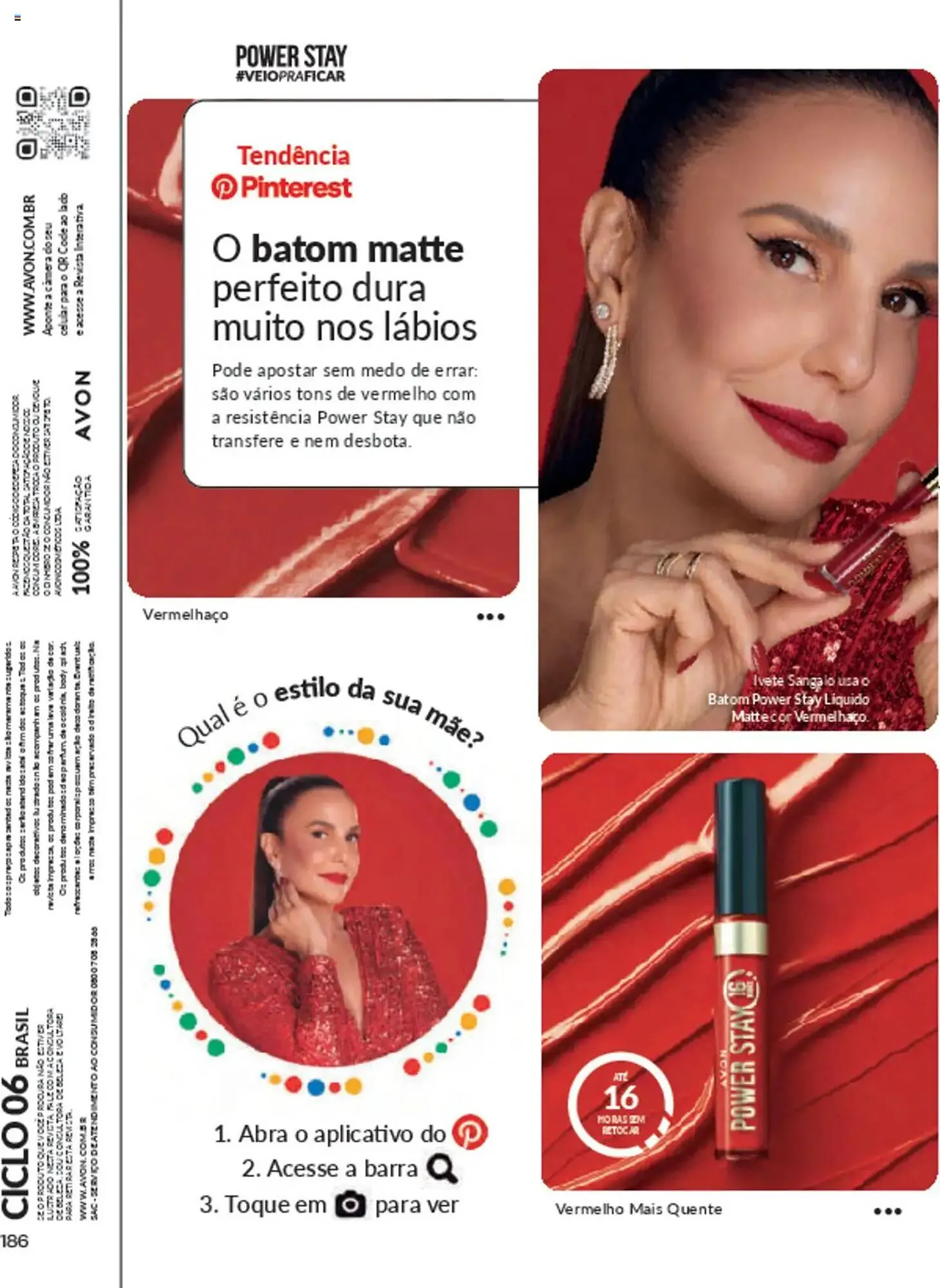 Encarte de Catálogo Avon 10 de março até 30 de junho 2025 - Pagina 186