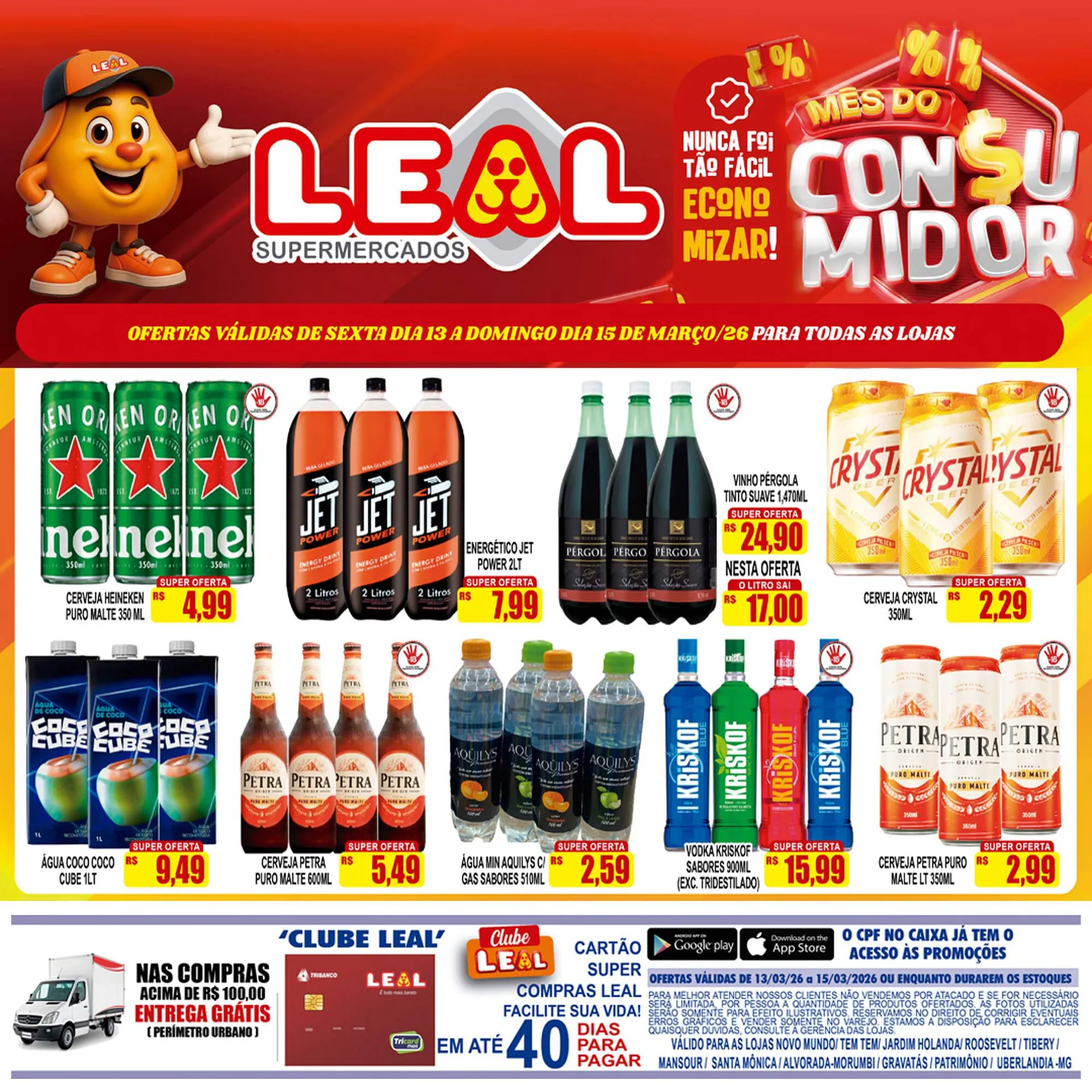 Encarte de Folheto Supermercado leal 14 de março até 15 de março 2026 - Pagina 3