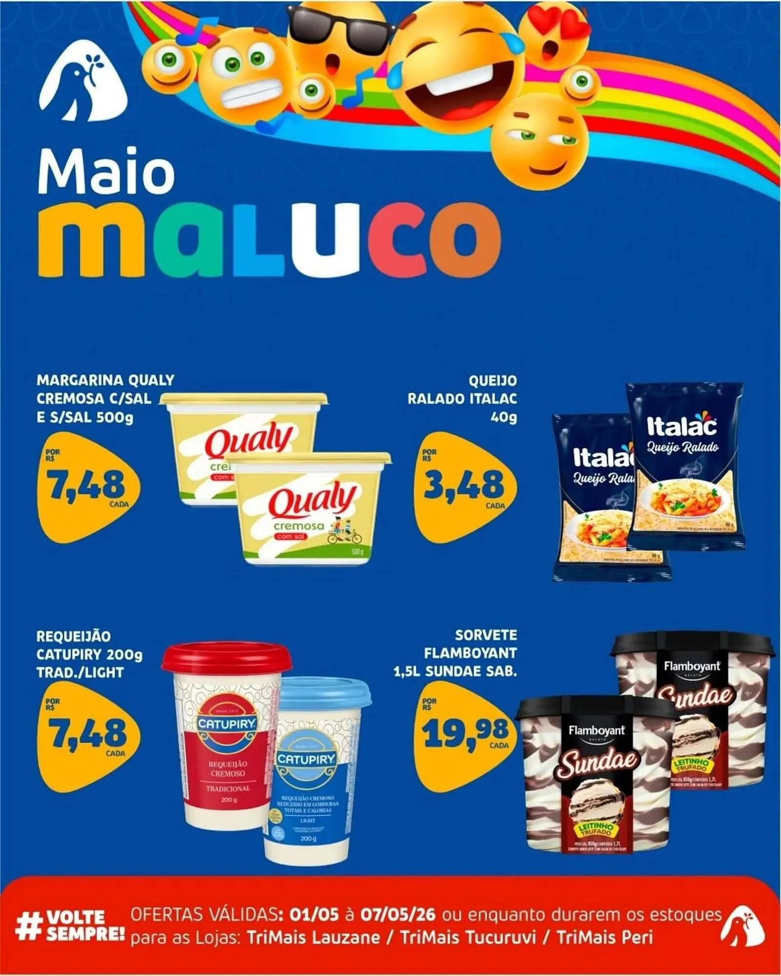 Encarte de Catálogo Trimais Supermercado 1 de maio até 7 de maio 2026 - Pagina 10