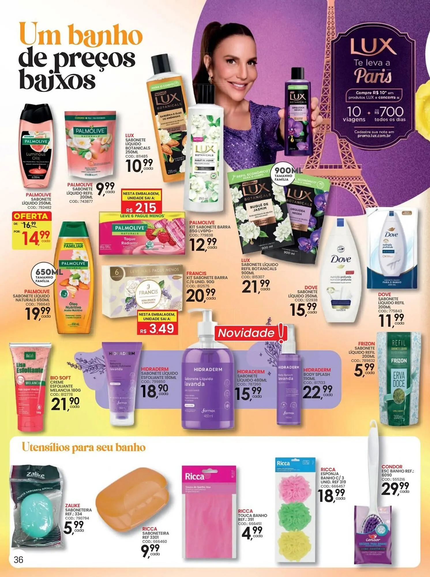 Encarte de Folheto Lojas Rede 30 de setembro até 2 de novembro 2025 - Pagina 36