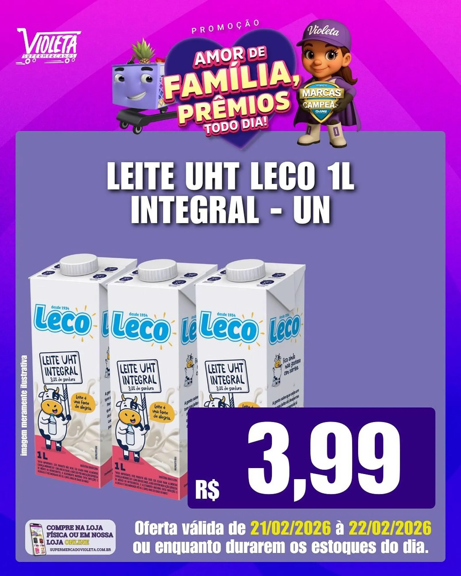 Encarte de Catálogo Violeta Supermercados 21 de fevereiro até 22 de fevereiro 2026 - Pagina 5