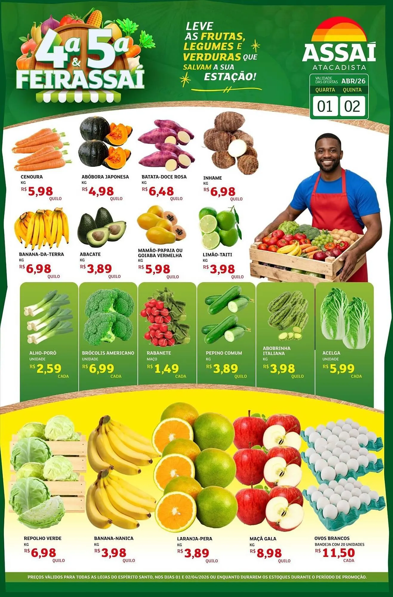 Encarte de Encarte Assaí Atacadista 1 de abril até 2 de abril 2026 - Pagina 1
